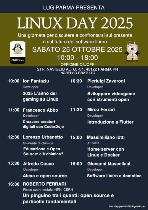 Programma del Linux Day 2025